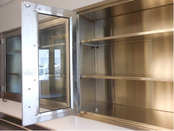 学校のステンレス鋼の実験室ベンチの床-抵抗力があるアルカリを取付けた 7