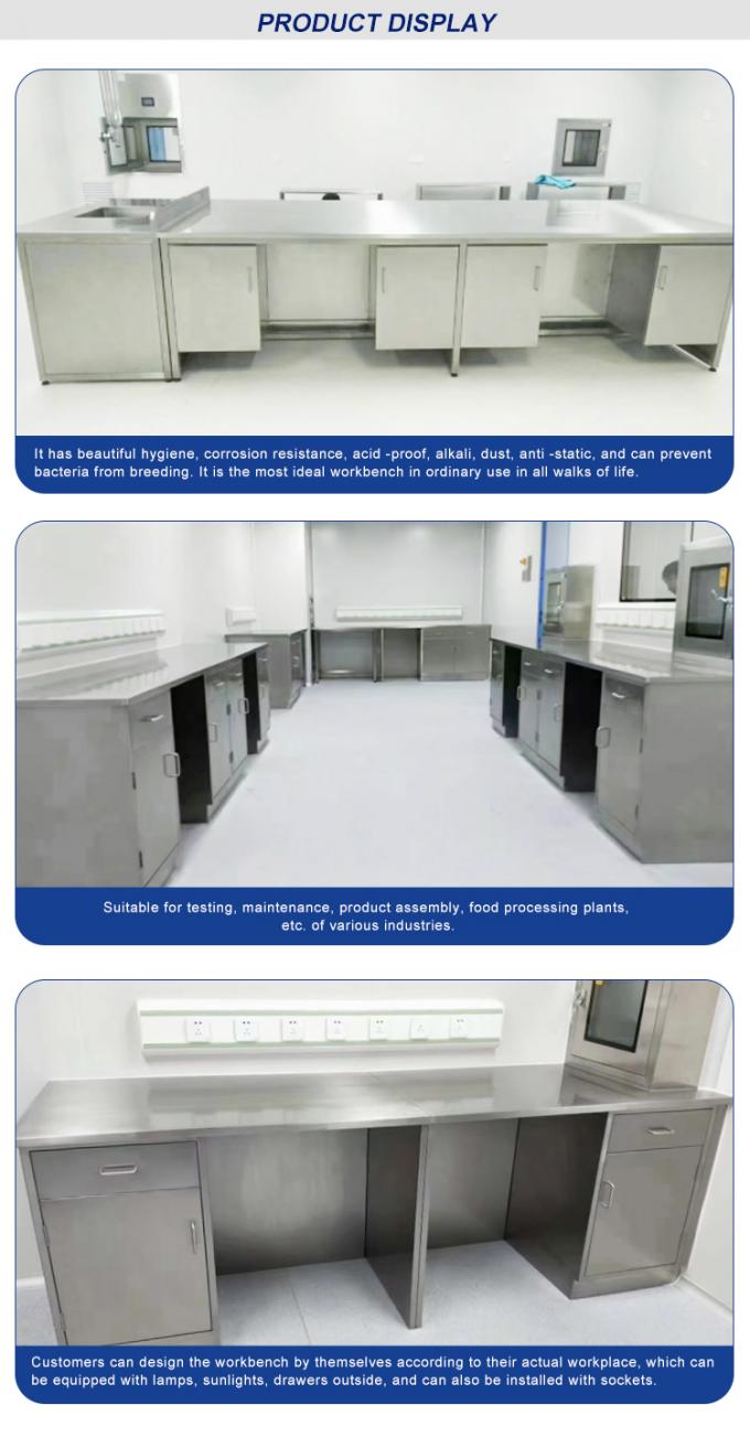 画として磨き上げられたデザインと引き出しの数を提供するラボベンチ - 調整可能 1