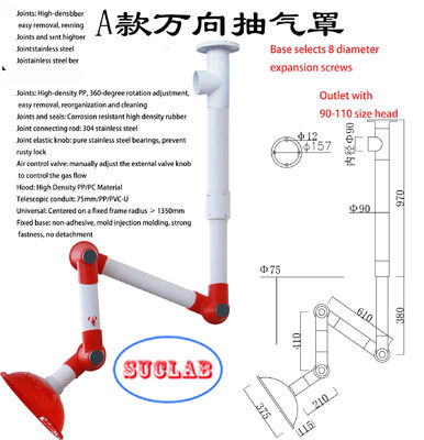 良い値段 Profesionalの実験室の発煙の抽出器標準的なSzieかCutomized オンライン