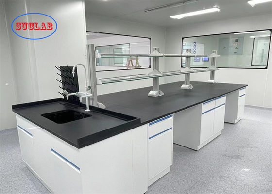 良い値段 多機能化学研究室ベンチ 実験室ケースワーク ベトナム フェノリック トップス ブラス フラット と DTC バッファー ヒンジ オンライン