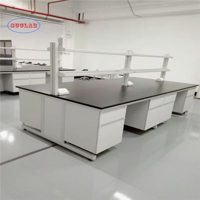 良い値段 Cフレーム化学ラボワークベンチ フェノール樹脂またはエポキシ樹脂のワークトップとステンレス鋼材の表記 オンライン