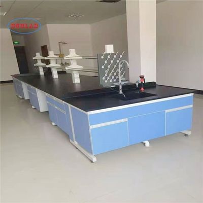 良い値段 化学用耐性ラミネート作業面を持つ化学実験室家具メーカー オンライン