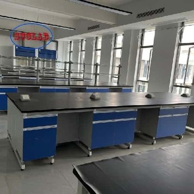良い値段 機能 的 で 良く デザイン さ れ た 作業 場 の ため に 造ら れ た 棚 を 備える 木製 の 研究室 の 作業台 オンライン