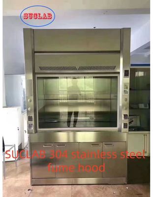 良い値段 Custom Original Color Upgrade Your Stainless Steel  Ducted Fume Hood Lab Fume Hood Design fin Laboratory with 220V/10A  and 250mm Air Outlet オンライン