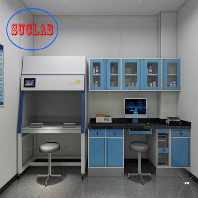 良い値段 L*1500/750 W *800/850mm H 調整可能な木材/鋼製キャビネット付きのラボワークベンチ オンライン