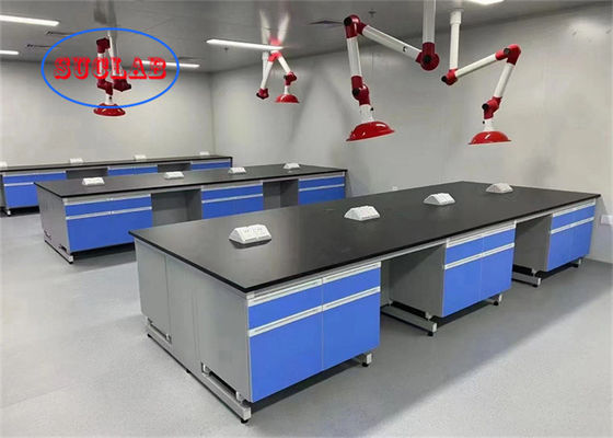 良い値段 フェノリック樹脂化学ラボ 作業台 実験室 アイランドベンチ シンク 耐化学性のあるラミネート作業面 オンライン